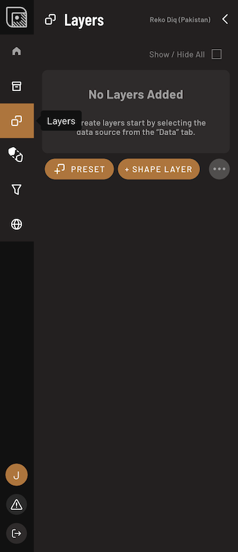 Layers tab