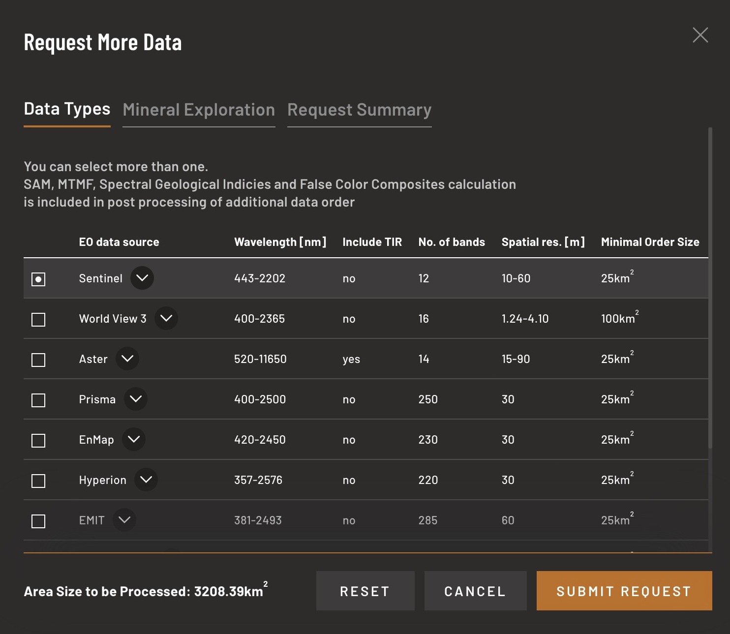Request more data