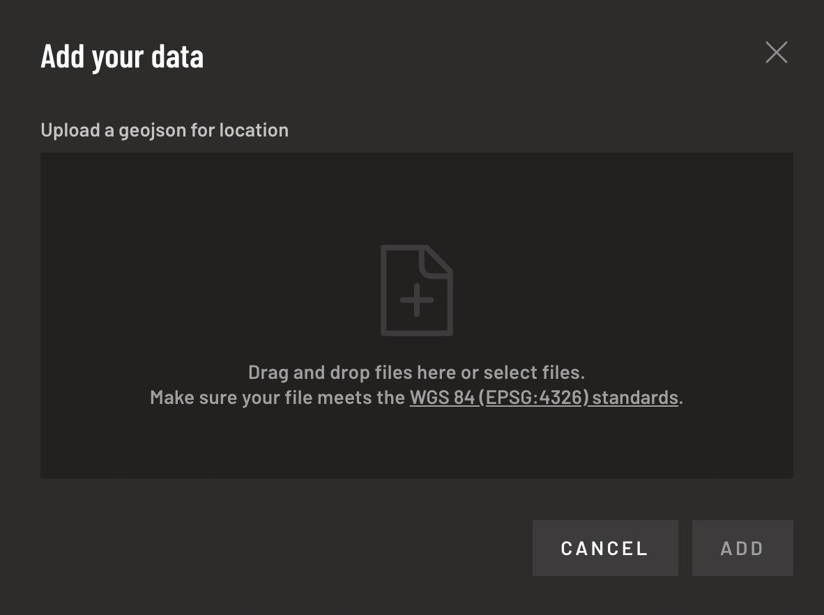 Upload your data